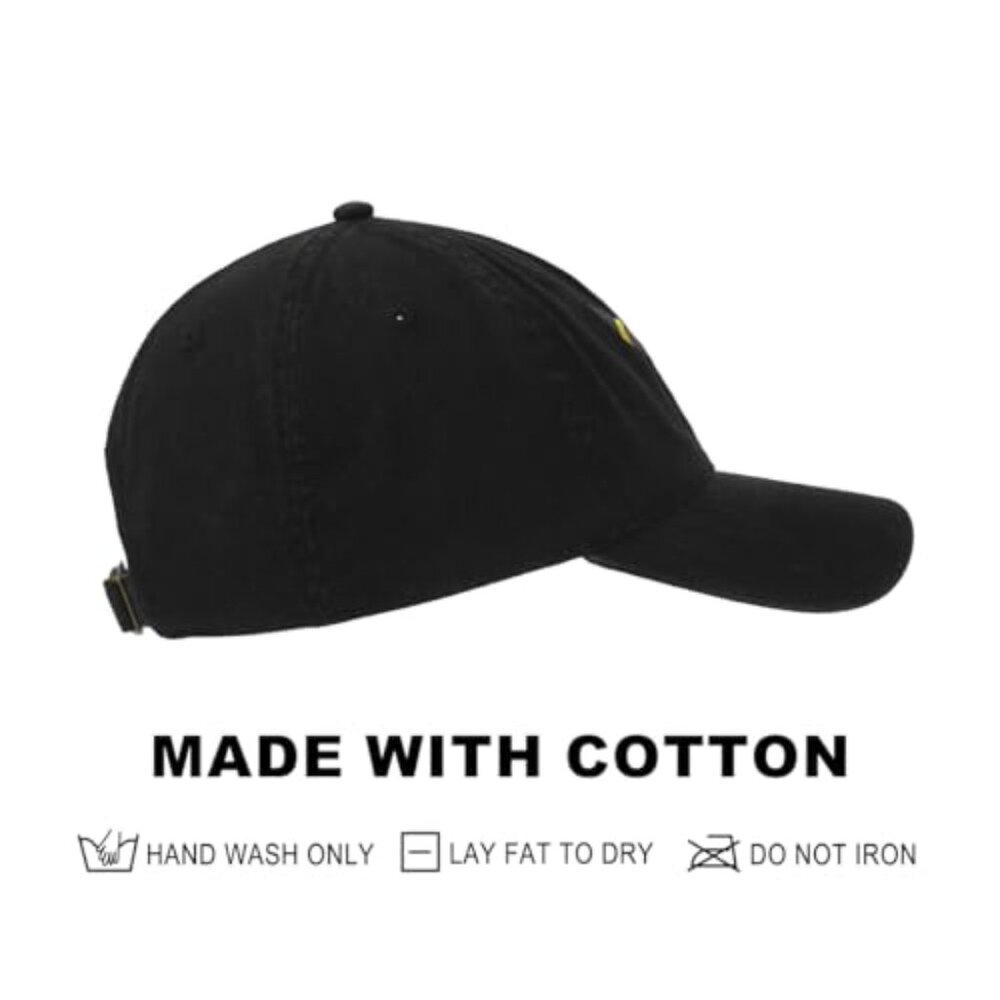 Unstructured Baseball Cap Adjustable Fit Soft Cot… - image 6